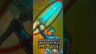 Evolution Of The Moonlight Greatsword 19952024 shorts [upl. by Devine]