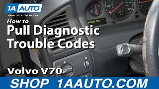 How to Pull Up Volvo Diagnostic Trouble Codes [upl. by Rebhun]