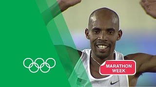 Meb Keflezighi relives the 2004 Athens Marathon  Olympic Rewind [upl. by Draper]