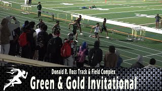 Boys 100m Dash Final  Green amp Gold Invitational 2024 High School Track and Field [upl. by Ahcatan]