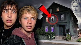 Overnight in Axe Murderers House Lizzie Borden Hauntings [upl. by Nosecyrb94]