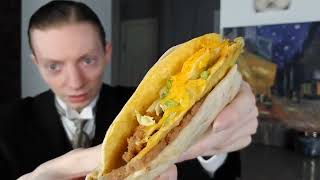 Taco Bell NEW Double Decker Taco Review [upl. by Cooley]