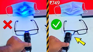 5 UNIQUE GADGETS ON AMAZON  ₹749 UV Light Protect Glass  100 REAL EXPERIMENT [upl. by Clarisa851]