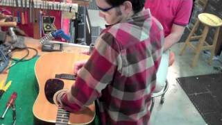 LR Baggs Anthem Pickup installation and demo at Gryphon Stringed Instruments [upl. by Oal]