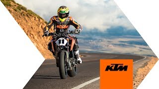 KTM 790 DUKE at PIKES PEAK 2018  KTM [upl. by Melany]