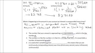 Exponential GrowthDecay amp the Natural Base e [upl. by Liw]