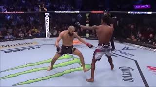 Khamzat Chimaev vs Kevin Holland UFC Highlights [upl. by Barabas]