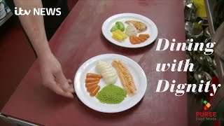 ITV News Report  Dining with Dignity using Puree Food Molds [upl. by Aicram88]