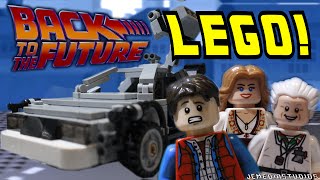 Back To The Future IN LEGO [upl. by Haleeuqa]