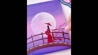 3 easy Art Ideas for Beginners  Mini Canvas Painting  Step by step tutorial painting [upl. by Nagad]