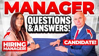 TOP 10 MANAGER INTERVIEW QUESTIONS amp ANSWERS How to PASS a Management Interview [upl. by Bivins]