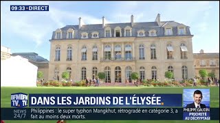 Journées du patrimoine ils sont arrivés à 6h pour visiter lÉlysée et ne le regrettent pas [upl. by Pascasia]