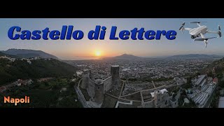 Il Castello di LettereNapoliCampaniaaerial imagesDJI [upl. by Lacagnia]