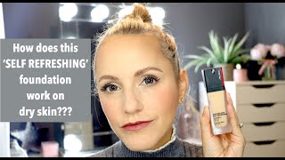 SHISEIDO Self Refreshing Foundation Review for Over 40 Dry Skin [upl. by Lanos]