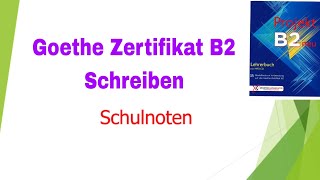 Schulnoten  Projekt b2 neu  Goethe Zertifikat B2 Schreiben Teil 1  Forumsbeitrag [upl. by Ikir]