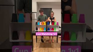 Who Can Match the Cups FIRST [upl. by Eilyk]