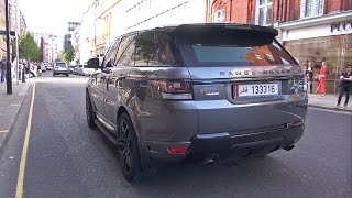 CRAZY LOUD Land Rover Range Rover Sport 50 V8 Supercharged [upl. by Nylednarb599]