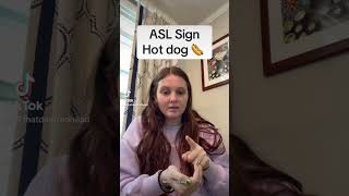 Learn How To Sign quotHot Dogquot in ASL for Beginners  American Sign Language shorts [upl. by Alrak]