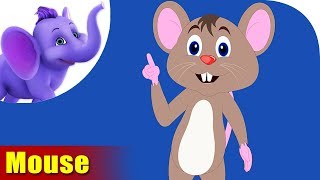 Mouse Rhymes Mouse Animal Rhymes Videos for Children [upl. by Boorman]