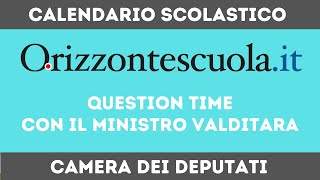 Calendario scolastico da riformare Il ministro Valditara risponde a due interrogazioni parlamentari [upl. by Einafets]