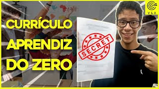 Como FAZER um CURRÍCULO DE JOVEM APRENDIZ  PASSO A PASSO [upl. by Nauh]