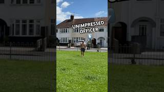 FEMALE OFFICER WAS NOT HAPPY🤷‍♂️😂uk police shorts [upl. by Llecram]