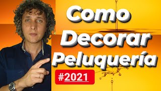 COMO DECORAR UNA PELUQUERÍA  2022 🔴 [upl. by Annohs85]