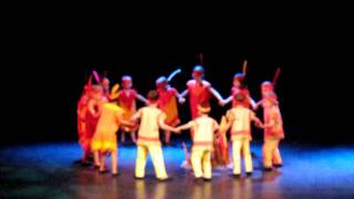 Les indiens  spectacle de rythmique  école Jacques Dalcroze  Nyon  22 [upl. by Yekcor]