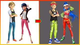 Miraculous Ladybug Catnoir Glow Up Sporty Style  Miraculous Transformation [upl. by Belamy]