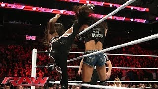 Naomi vs AJ Lee Raw March 24 2014 [upl. by Etnahsal]