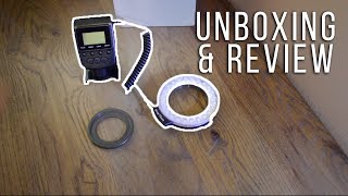 FOSITAN Ring Flash Unboxing amp Review [upl. by Ahsead838]