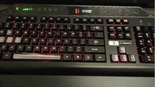 Cyborg V7 Gaming Keyboard Unboxing and Review Saitek [upl. by Ehtyaf]