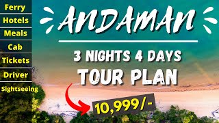 4 Days Andaman Tour Plan  Andaman Tour Packages for 4 Days  3 Nights Andaman Tourism Itinerary [upl. by Arnold423]