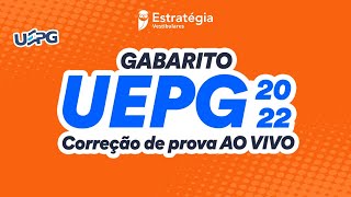 Gabarito UEPG 2022 – Correção de prova AO VIVO [upl. by Gensmer26]