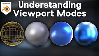 Understanding Viewport Modes in Blender Tutorial [upl. by Kingsly310]