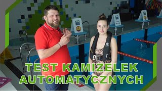 Kamizelki automatyczne  TEST na basenie [upl. by Gnuj]