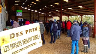 23 02 2024 Journée avec La Confédération Paysanne 47 à MASSOULES🔸Ferme de Lascombes 🔸AG Conf 47 [upl. by Letnuhs]