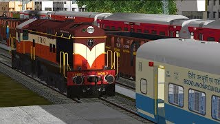 Patna  Howrah JAN SHATABDI EXPRESS  Departure from Patna Jn  MSTS Open Rails Part 1 [upl. by Ahsikahs]