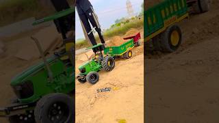 John Deere 5050d vs 2 trolley 💪💪🔥🔥johndeere tochanking [upl. by Halda550]