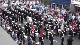 Shankill Protestant Boys FB  Gertrude Star Flute Band 50th Anniversary Parade 2011 2 [upl. by Imotas]