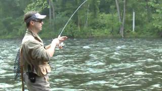 Ultralight Trout Fishing in Fast Water  Real Outdoors TV [upl. by Paff]