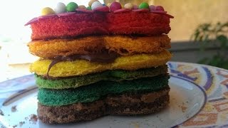 Torta arcobaleno Rainbow cake [upl. by Aciretal193]