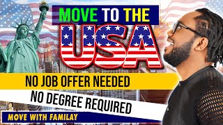 WOW How To Immigrate To The USA Without A Job Offer in 2024  WakaWakaDoctorcom [upl. by Annoet]