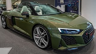 2023 Audi R8 Spyder V10 performance quattro 620hp  Wild R8 in Details [upl. by Dosi]