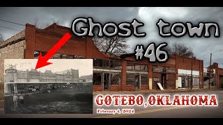 Gotebo Oklahoma Ghost Town 46as seen on Feb 4 2024 [upl. by Pascia]