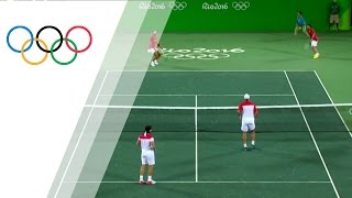 Spanish pair win Mens Tennis Doubles gold [upl. by Aynatal220]