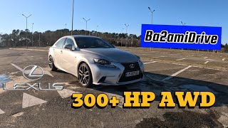 2015 Lexus IS 350 FSport driving on sunny day 0200kmh Test amp Acceleration [upl. by Enylcaj99]