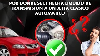 COMO PONERLE ACEITE DE TRANSMISION AUTOMATICA A JETTA CLASICO MOTOR 20 [upl. by Elisabetta]