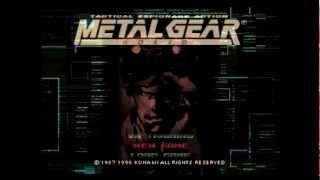 Konami Logo  MGS Title Screen HQ [upl. by Jonathon]