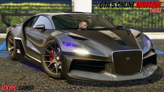 GTA 5 Online Truffade Thrax Customization amp Review  Aggressive Build  Gta Super Car [upl. by Asital581]